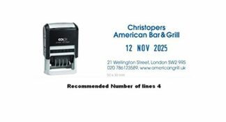 COLOP Printer 35 Custom Date Stamp