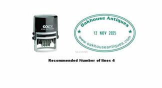 COLOP O55 Oval Custom Date Stamp