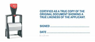 COLOP Custom Heavy Duty Microban Stamp - up to 6 Lines of Text