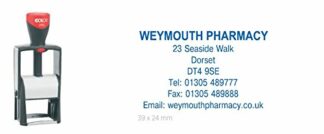 COLOP Custom Heavy Duty Microban Stamp - up to 6 Lines of Text