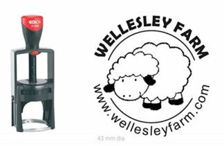 COLOP Custom Heavy Duty Microban Stamp - up to 7 Lines of Text