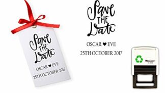 Save That Special Date - Self Inking Custom Stamp - 30 x 50