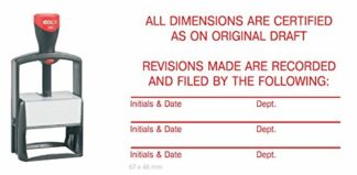 COLOP Custom Heavy Duty Microban Stamp - up to 10 Lines of Text