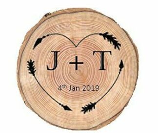 Rustic - Save The Date - Self Inking Wedding Stamp 30mm Circ