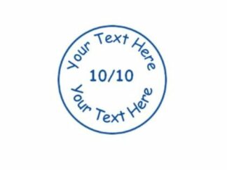 22mm 10/10 Pre-Inked Custom Teacher Reward Stamp