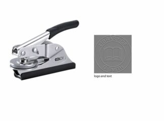 40mm Company Embossing Press - Logo and Text