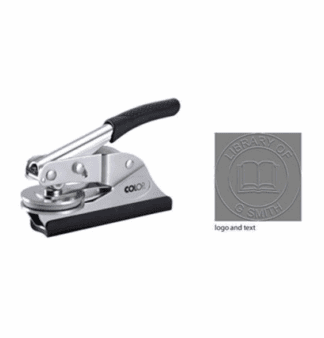 40MM COMPANY EMBOSSING PRESS - LOGO AND TEXT