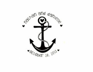 Save the Date - Anchor 41mm Round